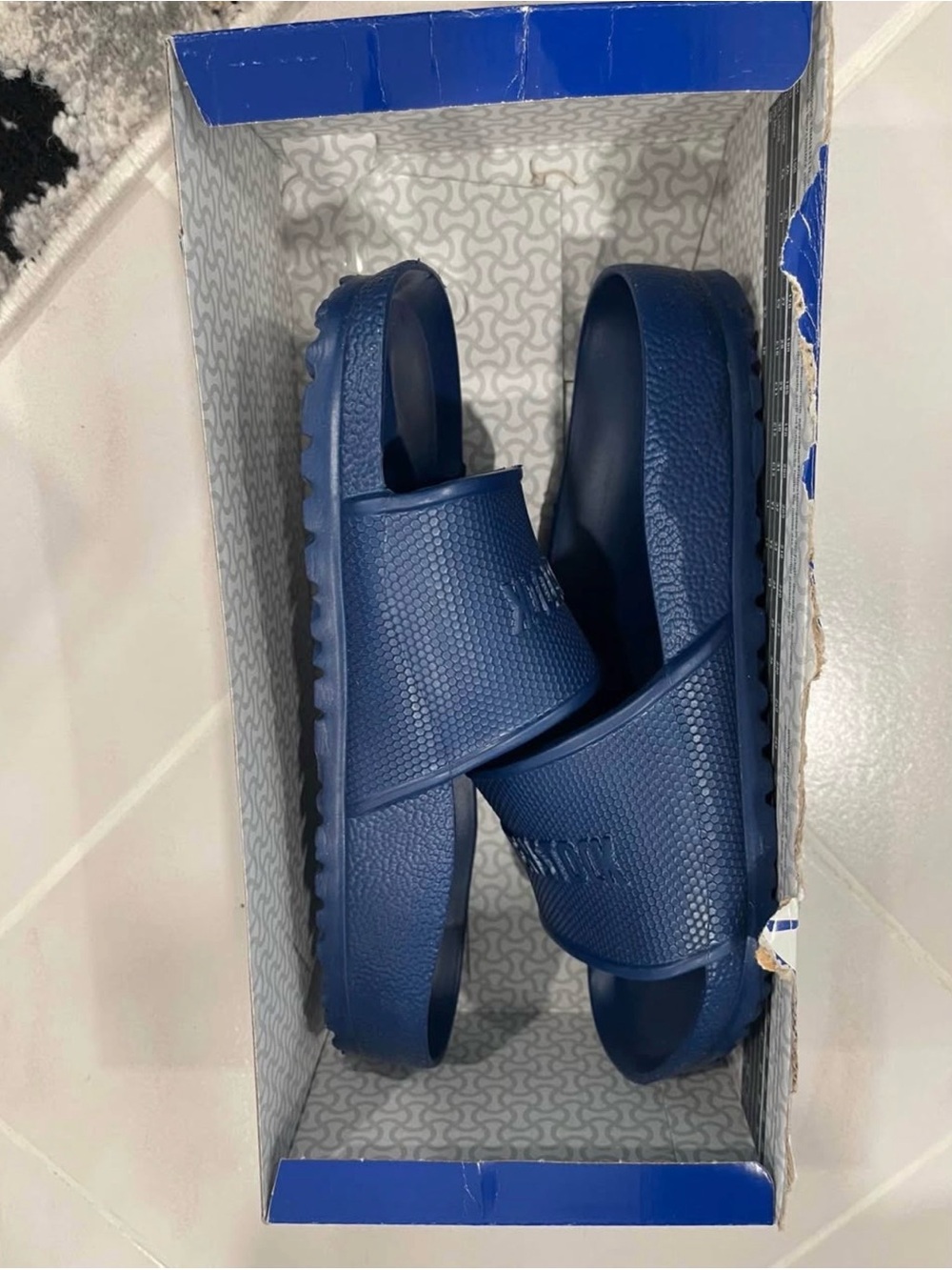BIRKENSTOCKS Barbados EVA Navy Sandal - Picture 3 of 8